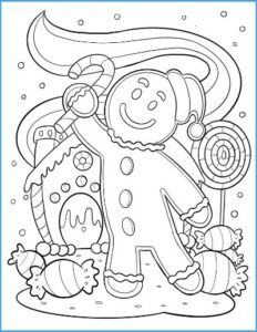 Free Printable Christmas Coloring Pages for Kids | Mombrite