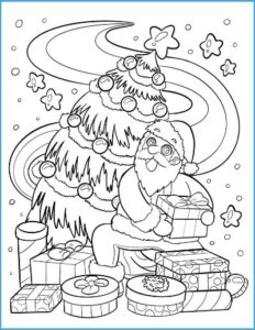 Free Printable Christmas Coloring Pages for Kids | Mombrite