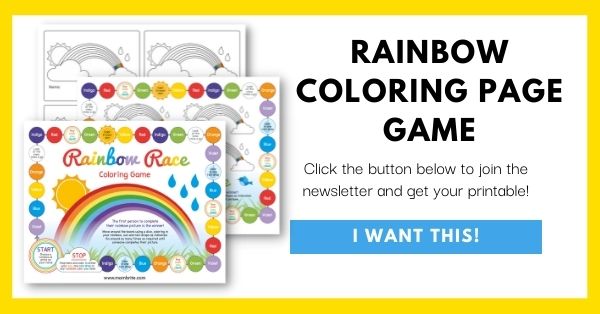 Rainbow Coloring Page Game Printable Lead Magnet