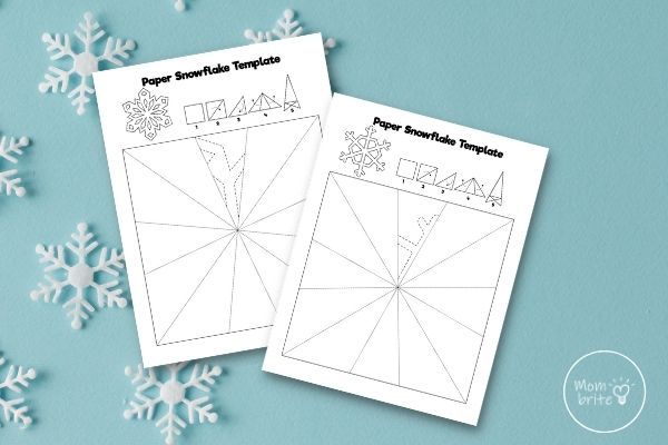 Paper Snowflake Template Free Printable
