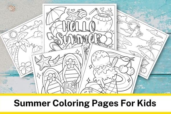Free Printable Summer Coloring Pages For Kids Free printable summer coloring pages for kids