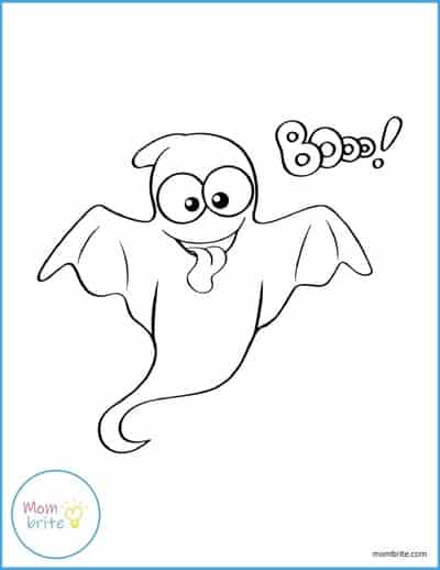 Ghost Coloring Sheet