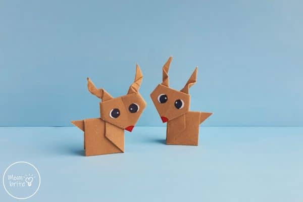 Origami Reindeer Craft