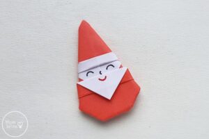 How to Make a Christmas Origami Santa Claus Mombrite