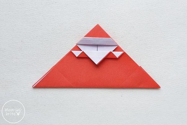 Origami Santa Step 16