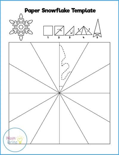 Paper Snowflake Template Easy
