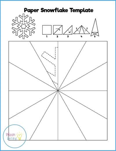 Paper Snowflake Template Simple