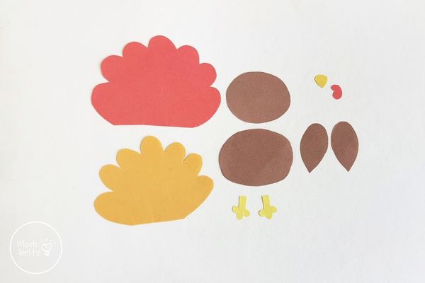 Turkey Bookmark Craft Cut Out Patterns