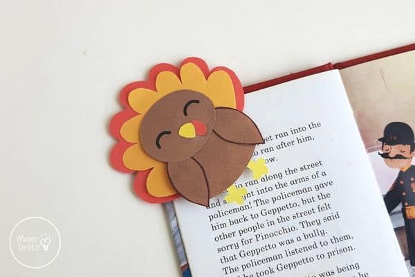 Turkey Corner Bookmark Craft