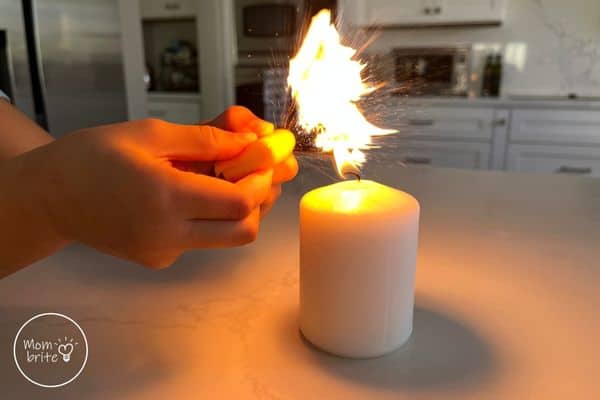 Orange Peel Fireball Experiment