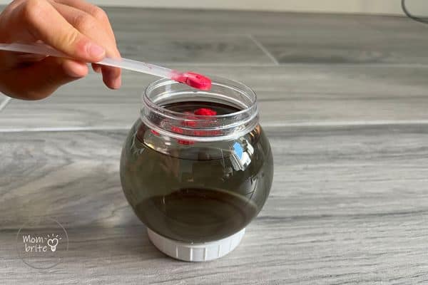 Color Changing DIY Crystal Ball Add Mica Powder