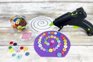 Easy Button Snail Craft for Kids [Free Template] - Mombrite
