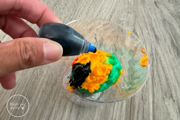 Add Food Coloring to Baking Soda Eggs