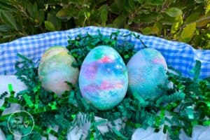 Shaving Cream Easter Eggs