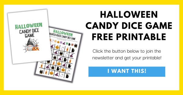 Download free printable Halloween Candy Dice Game