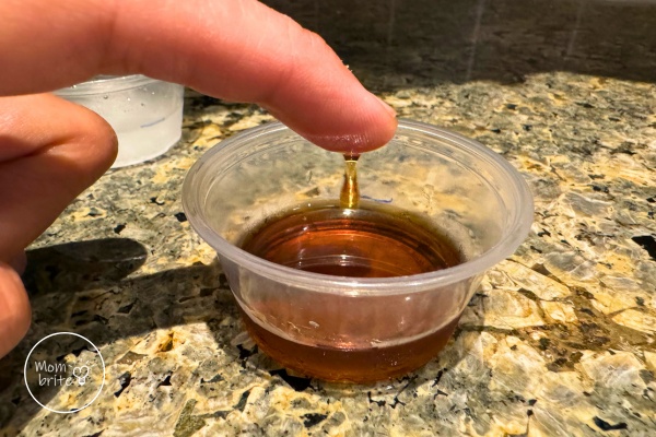 Frozen Water Glucose in Freezer Experiment