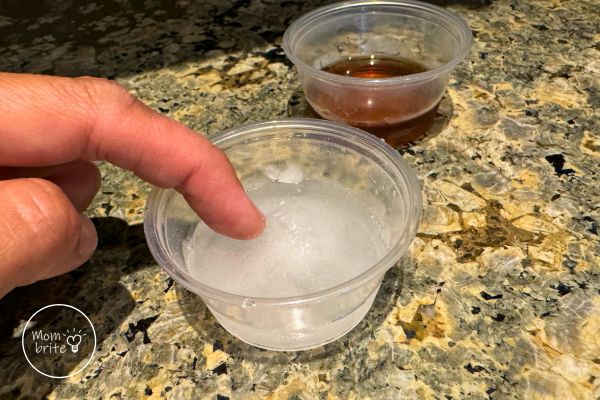 Hard Frozen Water
