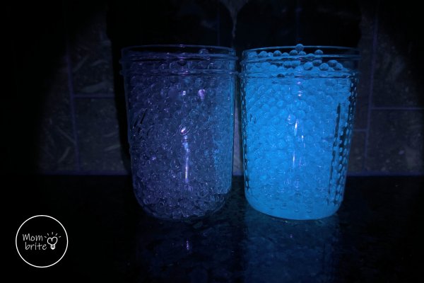 Water Beads in Regular vs. Tonic Water