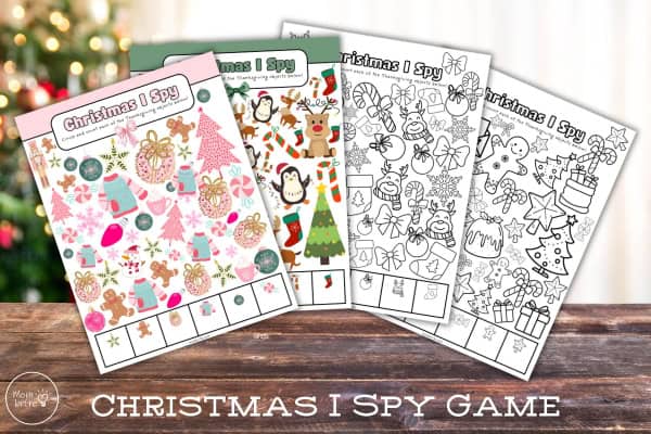 Free Printable Christmas I Spy PDF Download