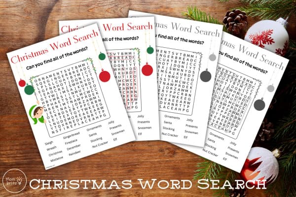 Free Printable Christmas Word Search