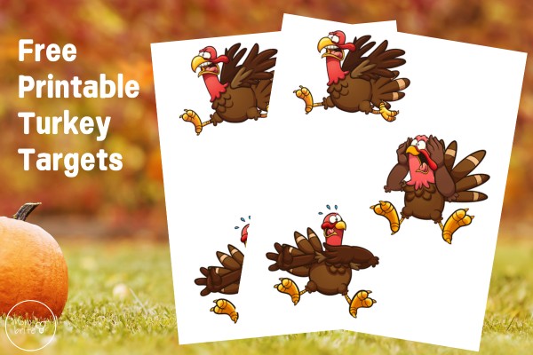 Free Printable Turkey Targets Mock-Up