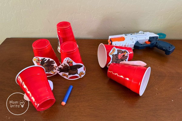 Printable Turkey Target Nerf Game for Kids