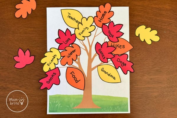Thanksgiving Thankful Tree Craft