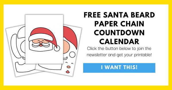 Free Santa Beard Paper Chain Countdown Calendar Opt-In