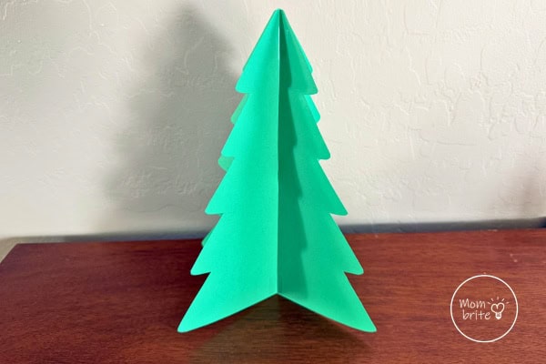 Standing Paper 3D Christmas Tree