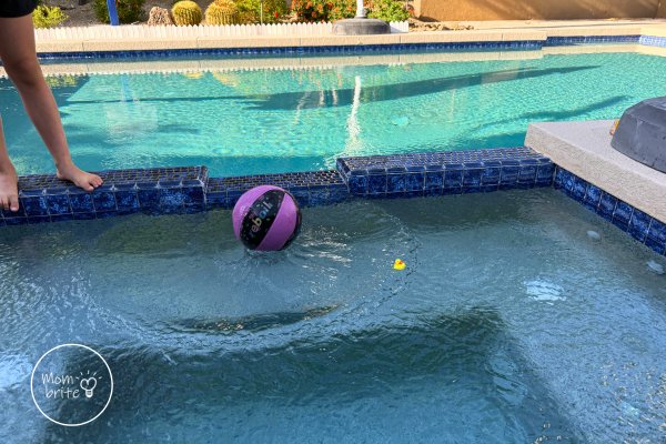 Dropping Basketball in Water for Sound Experiment