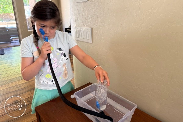 Lung Capacity Science Experiment for Kids