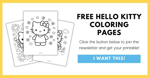 Hello Kitty Coloring Pages Printable Opt-In
