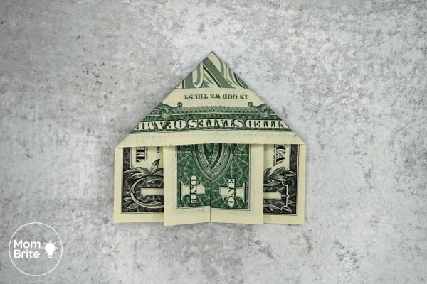 How to Make a Dollar Bill Origami Heart (Easy Money Folding Tutorial) Dollar Bill Heart - Flip the whole thing over