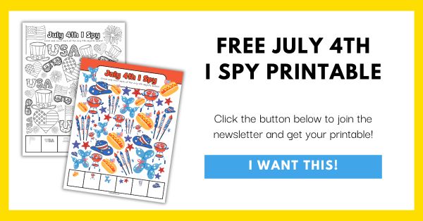 Free July 4th I Spy Printable Opt-In