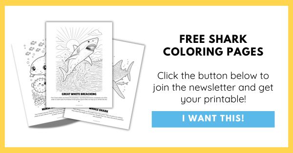 Free Shark Coloring Pages Opt-In