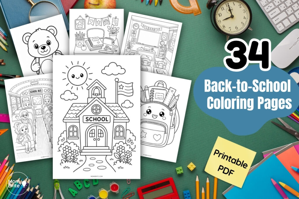 34 back to school coloring pages for kids