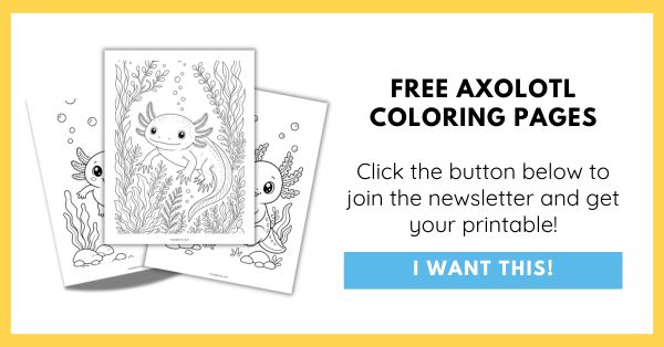 Free Axolotl Coloring Pages for Kids Opt In