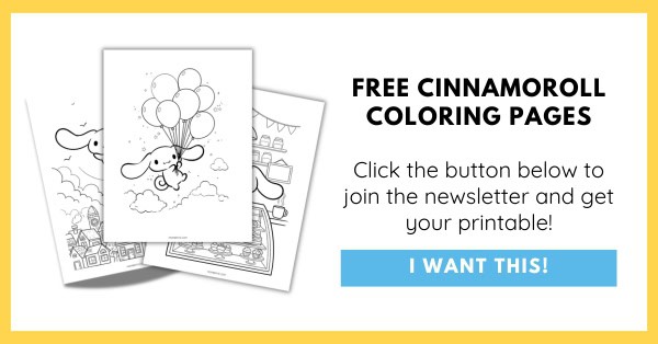 Free Cinnamoroll Coloring Pages for Kids Opt In Form