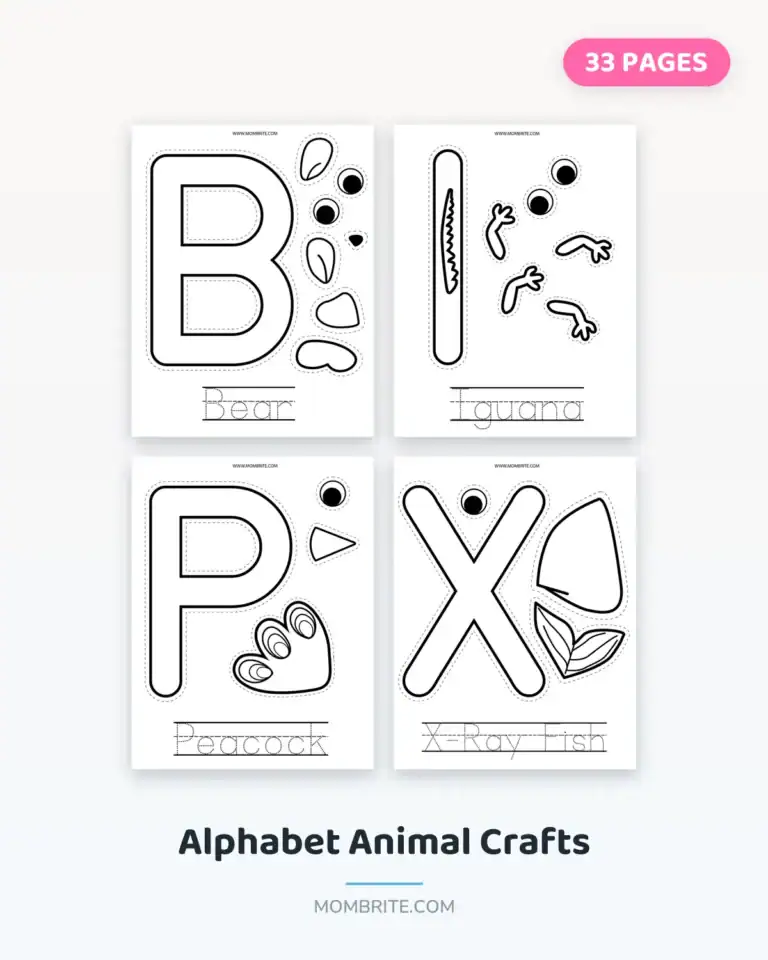 alphabet animal crafts cover