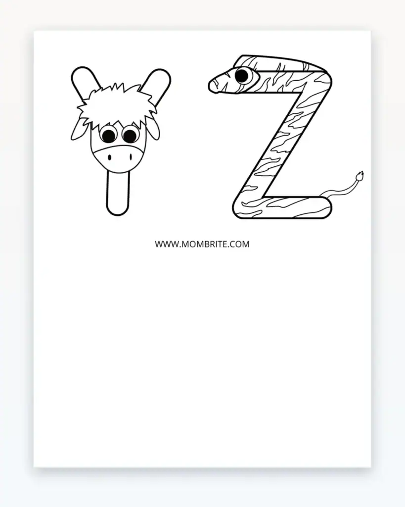 Alphabet animal crafts complete crafts preview