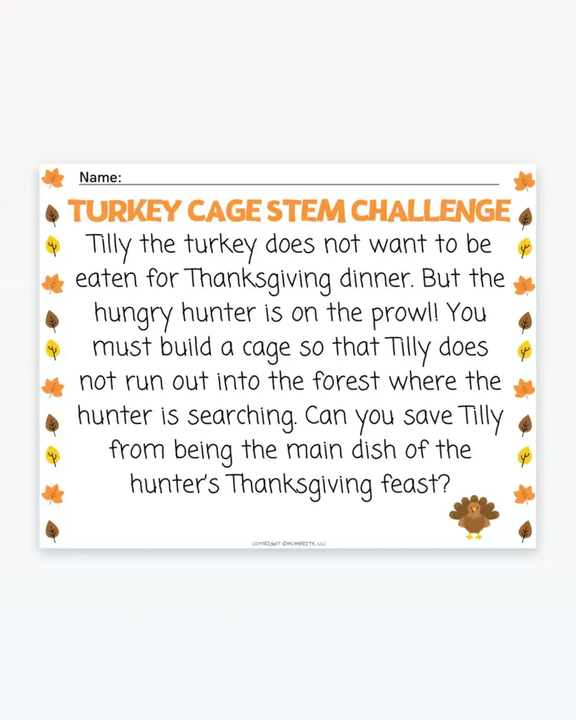turkey cage stem challenge preview 2